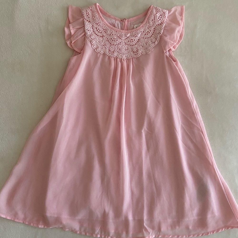 Baby Gap pink chiffon dress